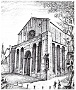 Padova-La chiesa degli Eremitani.(incisione di G.Zaccaria) (Adriano Danieli)